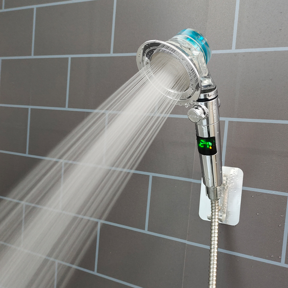 Rain Gauge Digital - Cabezal de ducha LED con pantalla