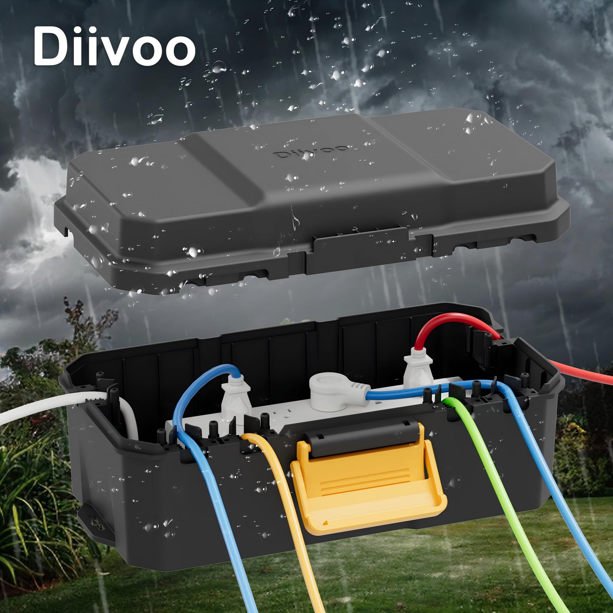 Smart Garden Kit - Caja eléctrica impermeable Diivoo, carcasa de