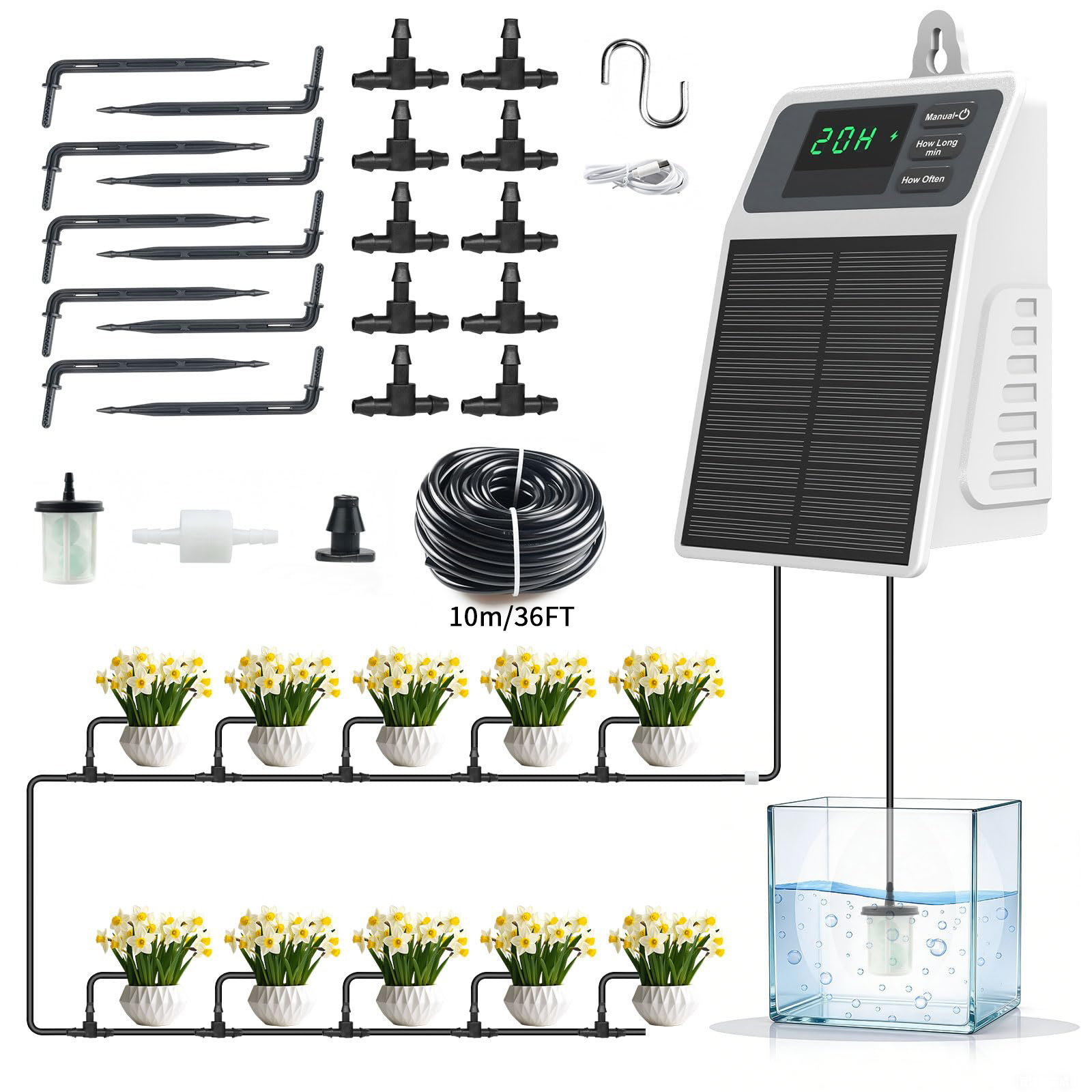 Smart Garden Herb - Sistema de Riego por Goteo Solar