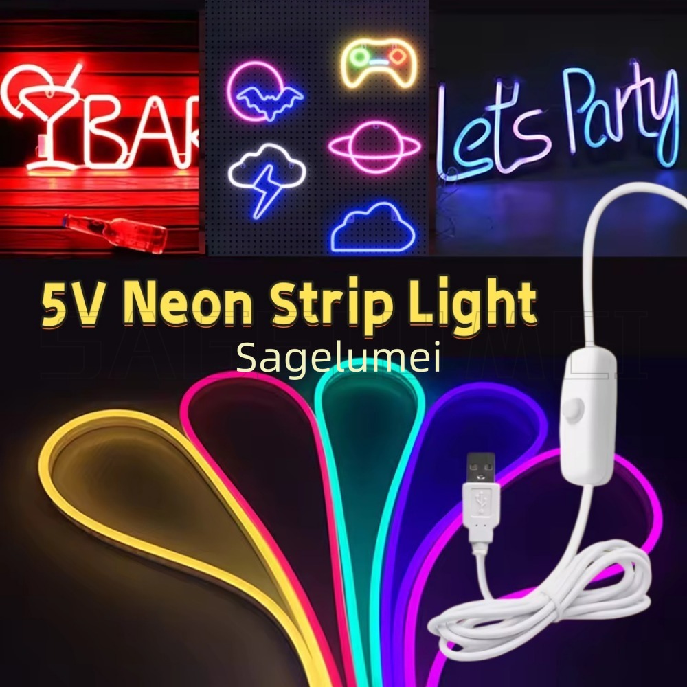 Tira de Luces LED de Neón Colo - Smart Garden Youtube reseña y precio