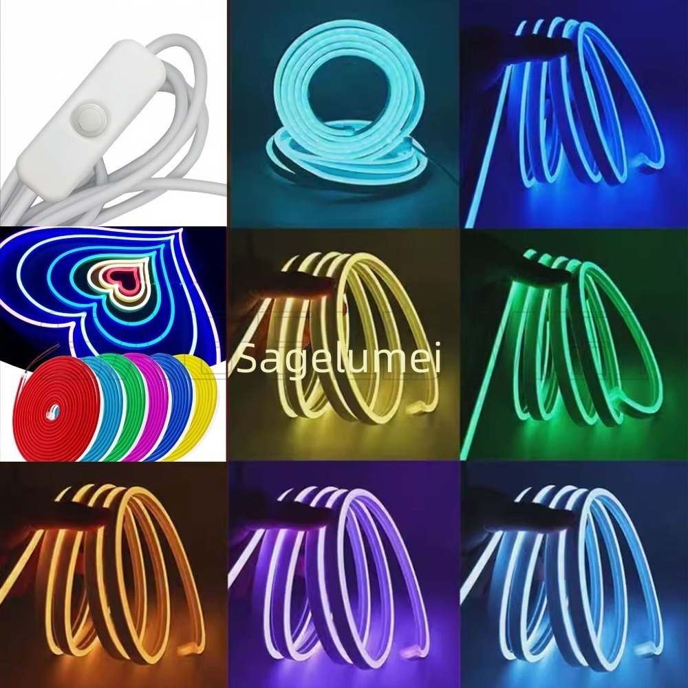 Tira de Luces LED de Neón Colo - Smart Garden Youtube reseña y precio