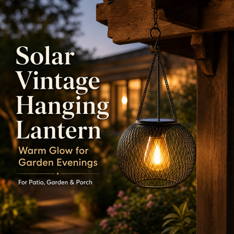 Lámpara LED Solar Colgante par - Smart Garden Solar reseña y precio