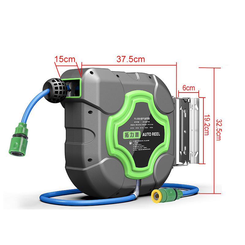 Carrete de manguera retráctil  - Smart Garden Herb reseña y precio