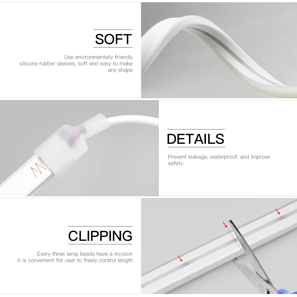 Tira de luces LED de neón USB  - Smart Garden Youtube reseña y precio