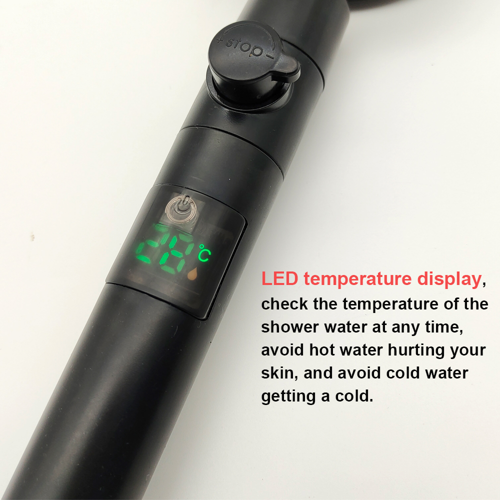 Cabezal de ducha LED con panta - Rain Gauge Digital reseña y precio