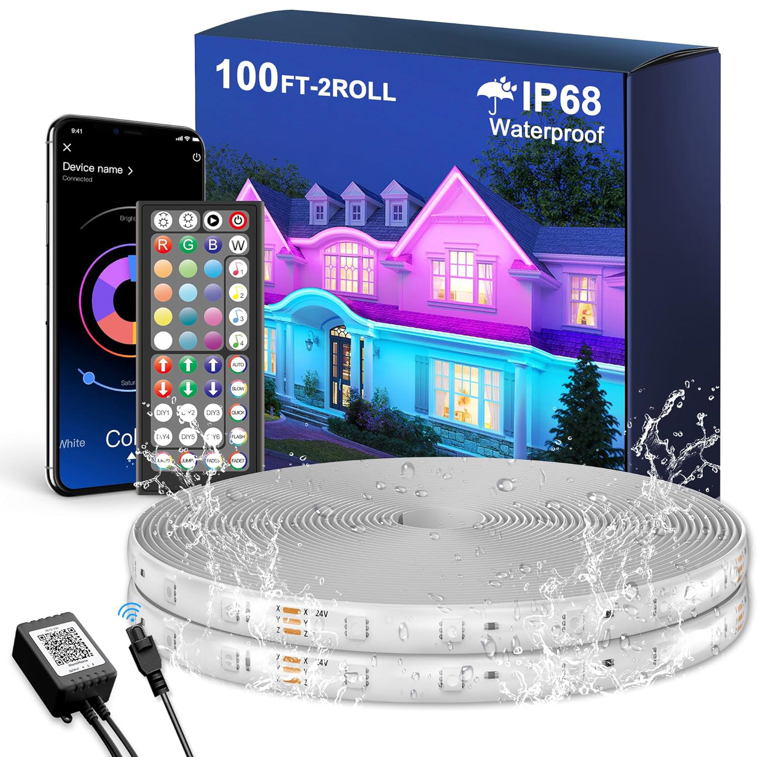 Tira de luces LED de tubo inte - Smart Garden Youtube reseña y precio