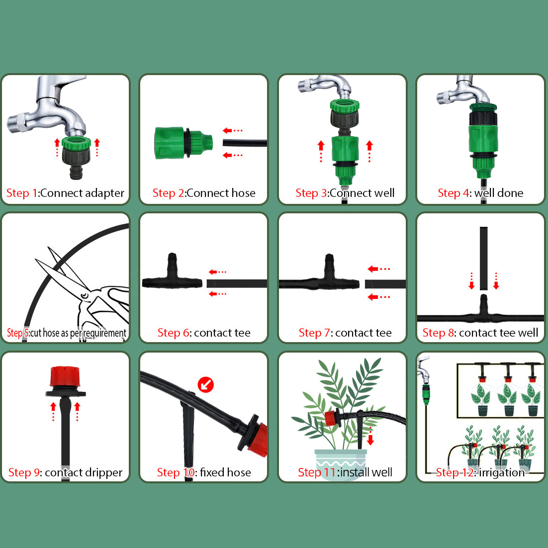Sistema de riego por goteo par - Smart Garden Herb reseña y precio