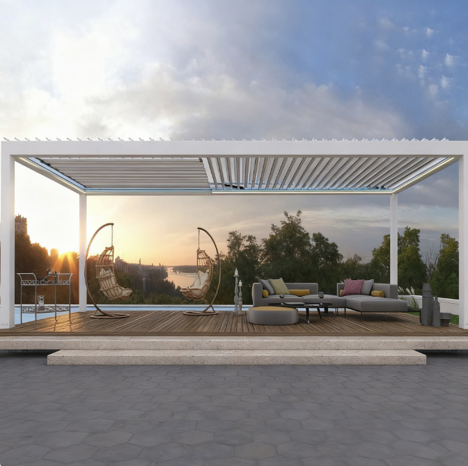 Pérgola Veneciana de Aluminio, - Smart Garden Construct reseña y precio