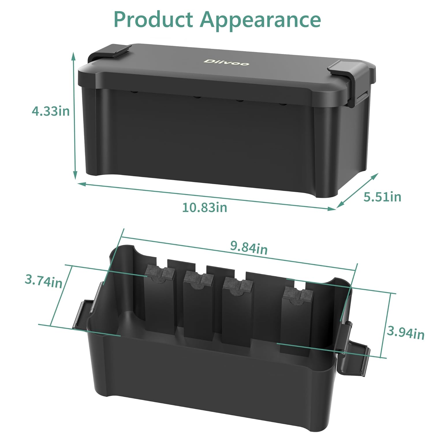 Diivoo-caja eléctrica impermea - Smart Garden Kit reseña y precio