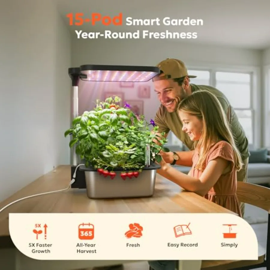 Kit de huerto interior para hi - Smart Garden Construct reseña y precio