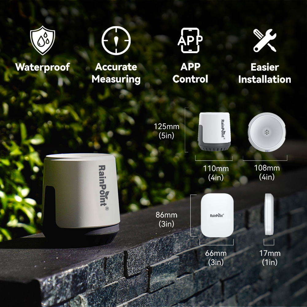 RAINPOINT - Pluviómetro Digita - Rain Gauge Digital reseña y precio