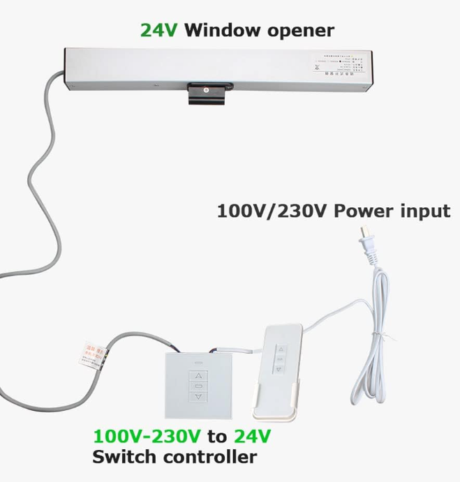 Motor de Cadena con Control Re - Automated Greenhouse Vent reseña y precio
