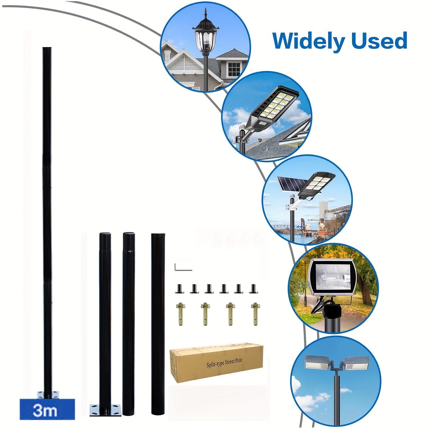 Poste de Lámpara Solar para Ex - Smart Garden Solar reseña y precio